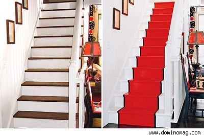 Stairway Paint Ideas on Domino Painted Stairs